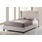 Baxton Studio Norwich Light Beige Linen Modern Platform Bed -King Size 106-5196 - alternate 1
